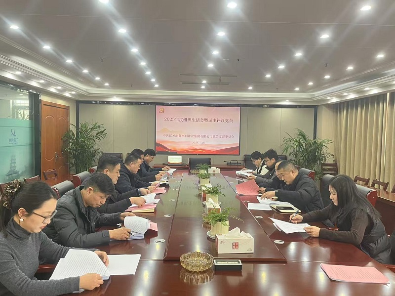 水建集团党总支召开2025年度组织生活会暨民主评议党员